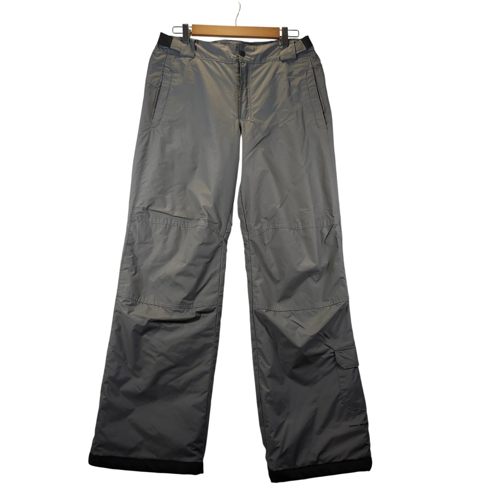 Columbia Snow Pants Youth 18/20 Gray‎ Excellent Omni-Shield Cargo Ski SB8007
